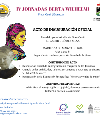 IV Jornadas Berta Wilhelmi - Acto de Inauguración Oficial