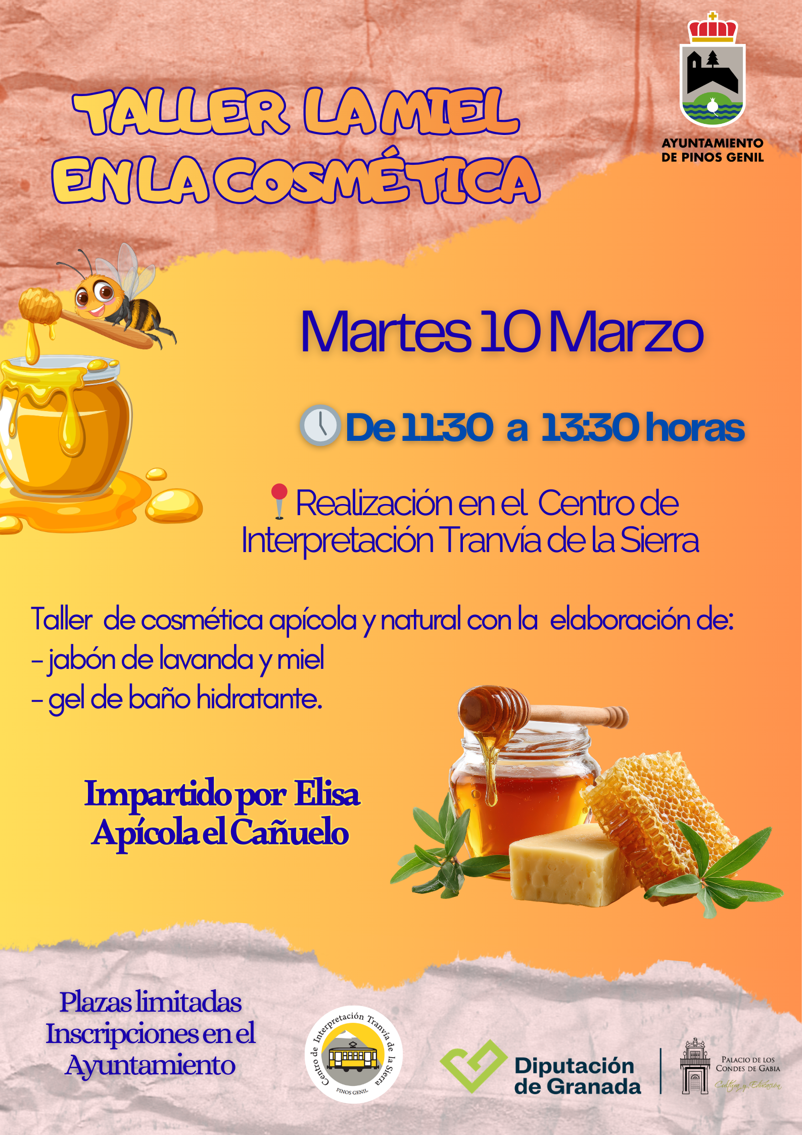 2-Cartel taller miel cosm 10 marzo