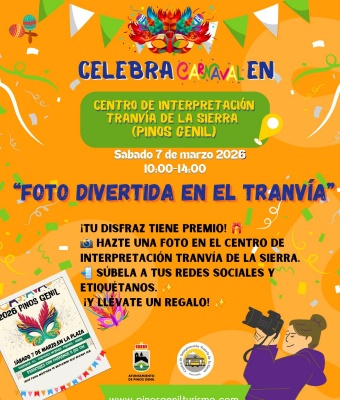 Celebra el Carnaval en el Centro de Interpretación Tranvía de la Sierra.