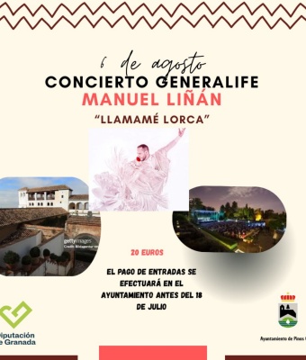 Concierto en el Generalife - Manuel Liñán - Llamamé Lorca