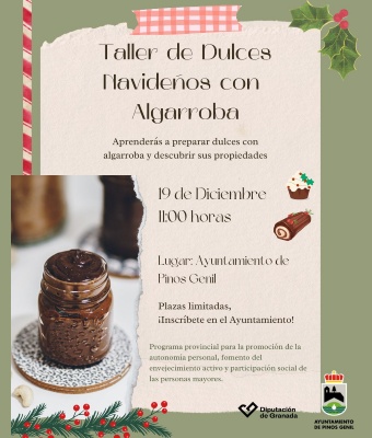 Taller de Dulces Navideños con Algarroba