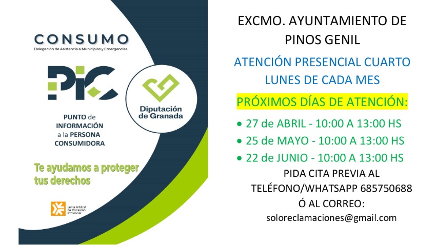 CARTEL CONSUMO PARA  PINOS GENIL- 2to. trimestre 2026