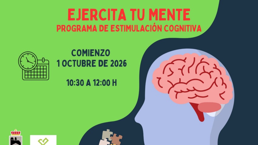 Cartel Programa Estimulación Cognitiva Cartel Programa Estimulación Cognitiva