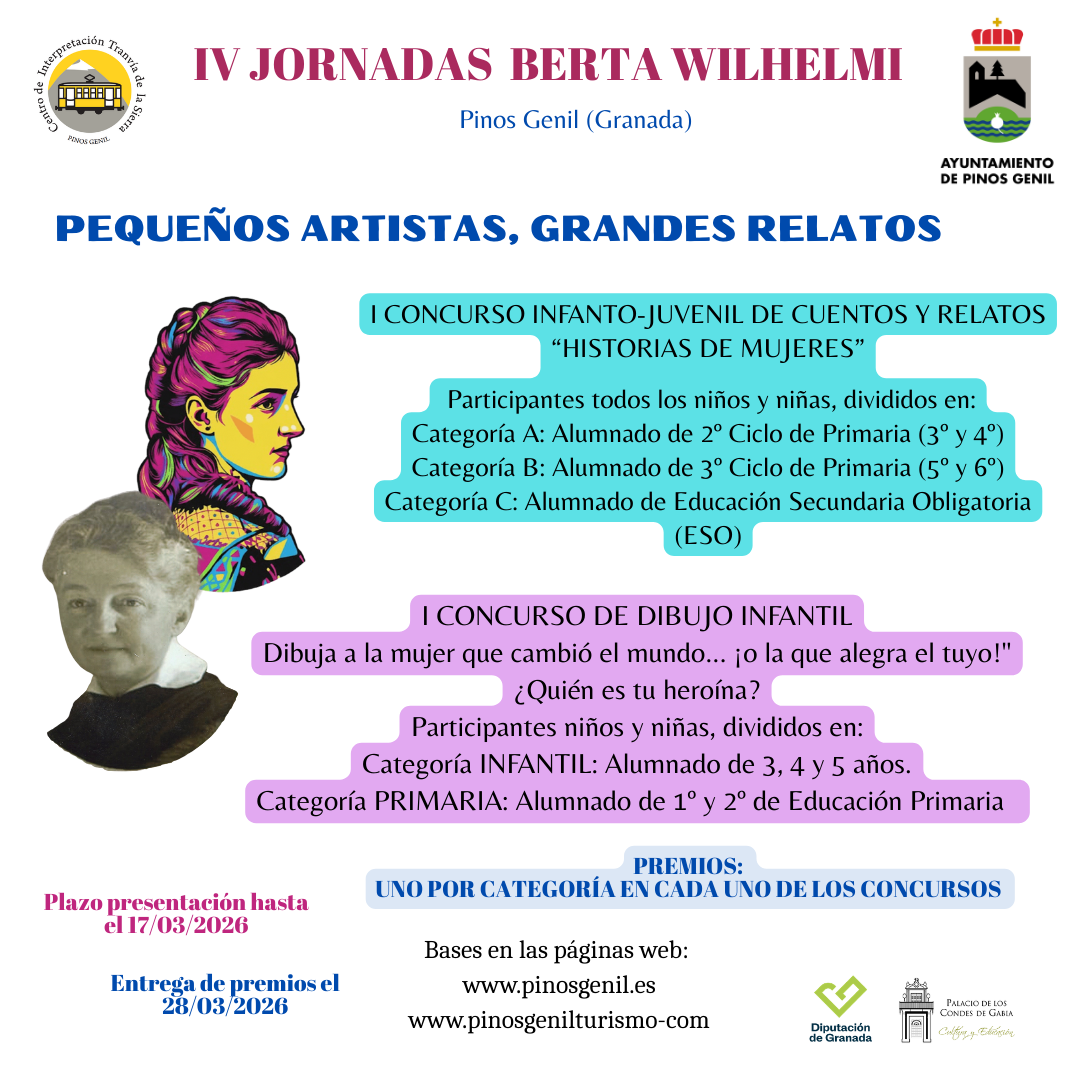 cartel concursos infantiles IV Jornadas Berta 2026 cartel concursos infantiles IV Jornadas Berta 2026