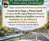 Apertura carretera A-4026