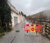 Corte de la Calle Berta Wilhelmi y Camino del Colesterol