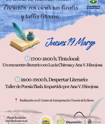 El alma de nuestras letras. Encuentro con escritoras locales y taller literario.
