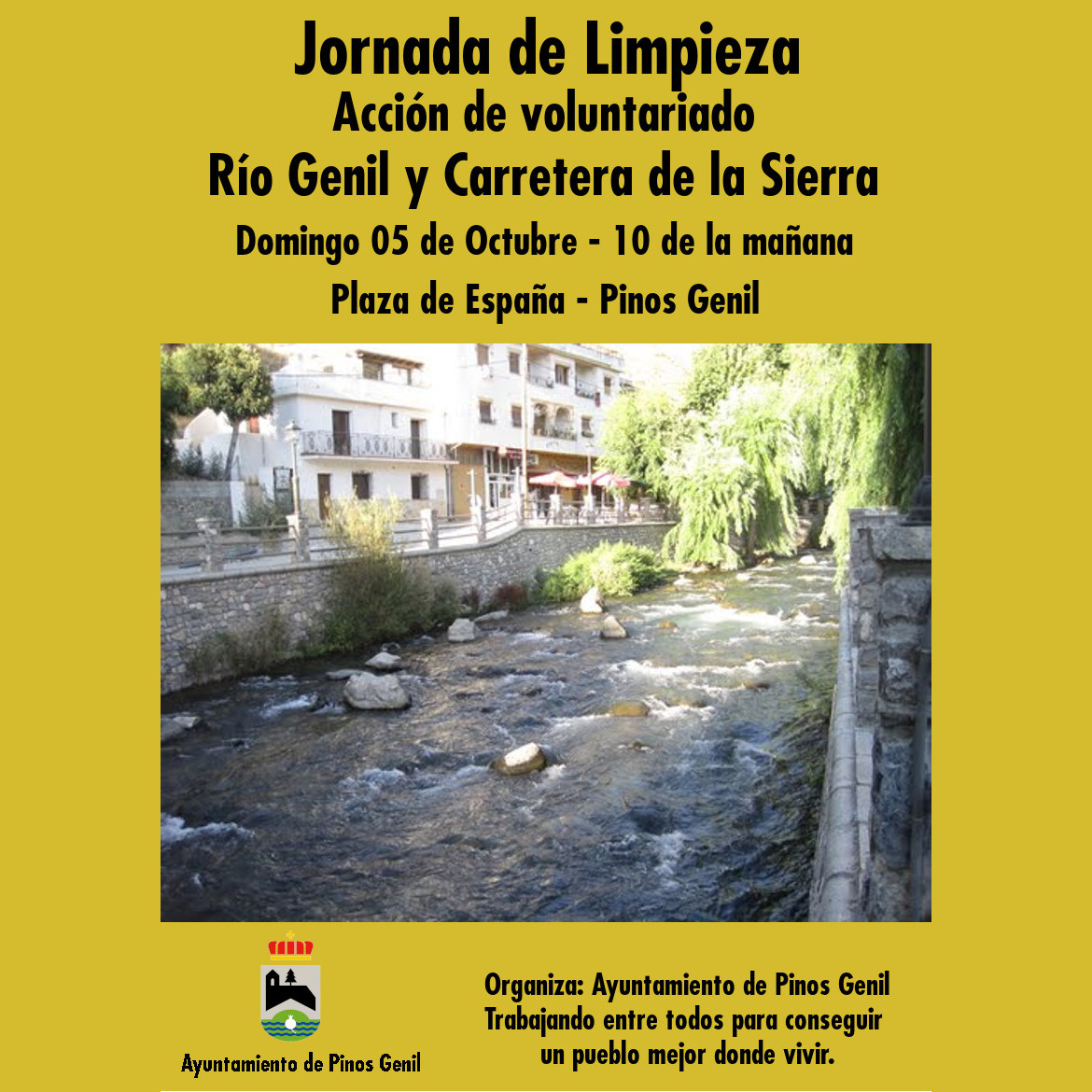 Jornada de Limpieza del Río Genil y Carretera de la Sierra