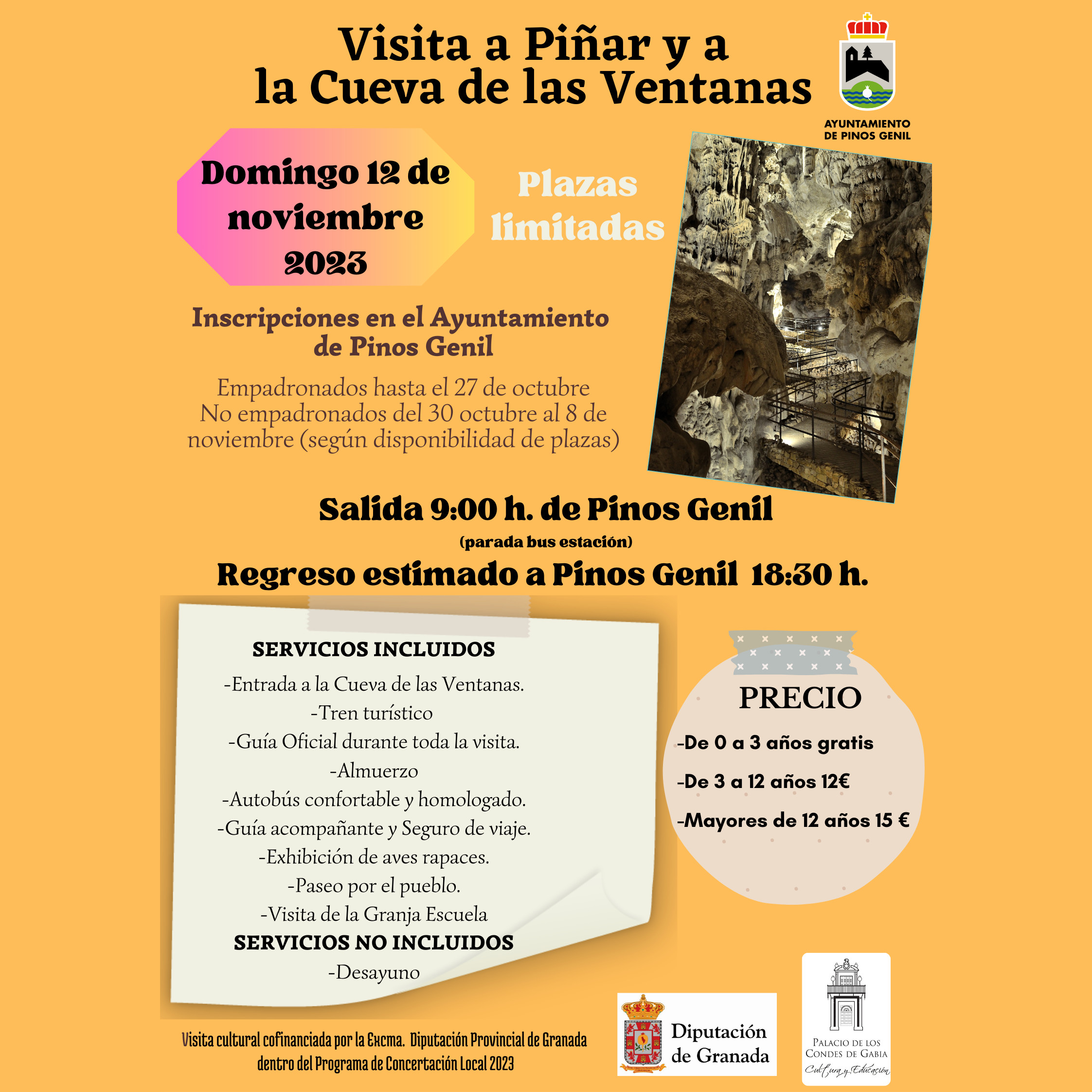 Visita a Piñar y a la Cueva de las Ventanas