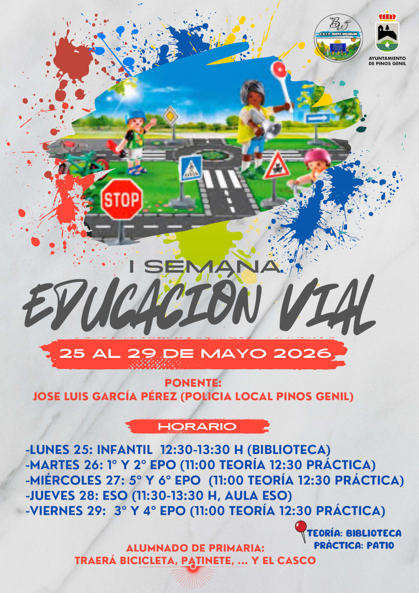 CARTEL EDUCACIÓN VIAL
