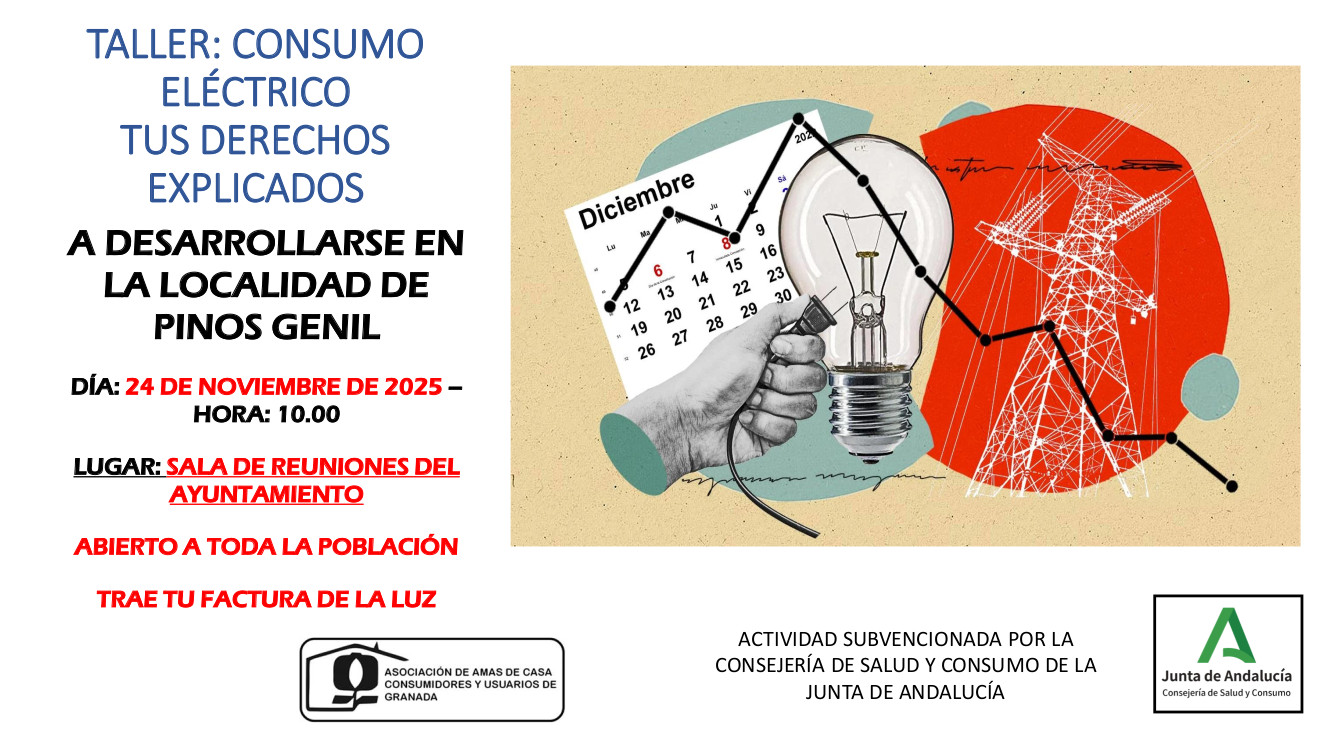 CARTEL TALLER ELECTRICIDAD-2025 PINOS GENIL