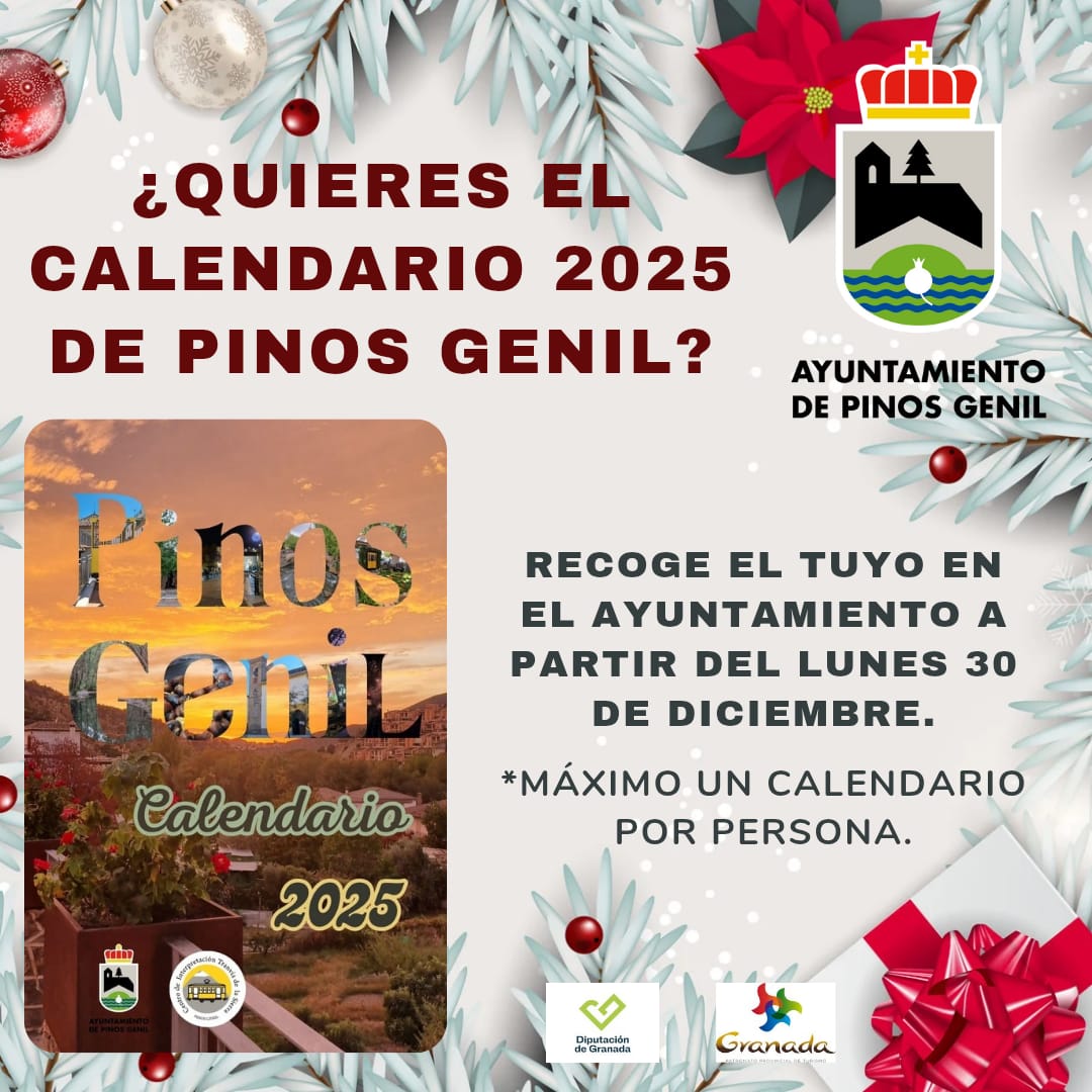 Calendario Ayuntamiento Pinos Genil 2025