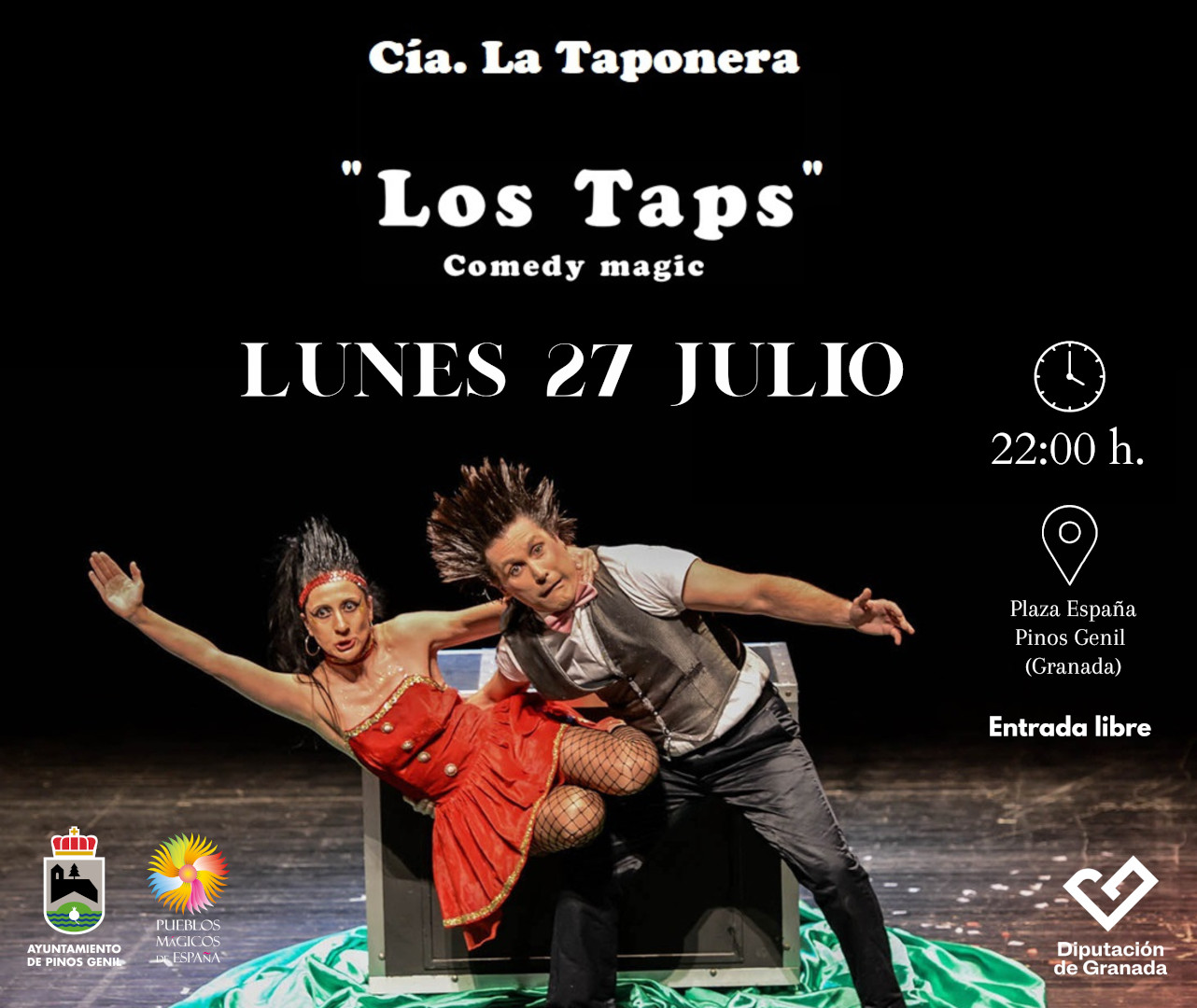 🎭 Espectáculo de magia y humor "Los Taps"
