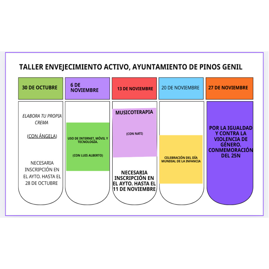 Taller de Envejecimiento Activo - Noviembre 2025